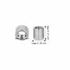 20pcs Fasteners Threaded Coupling Nuts M8 Stainless Steel Coupling Nut  Rod Hardware Use