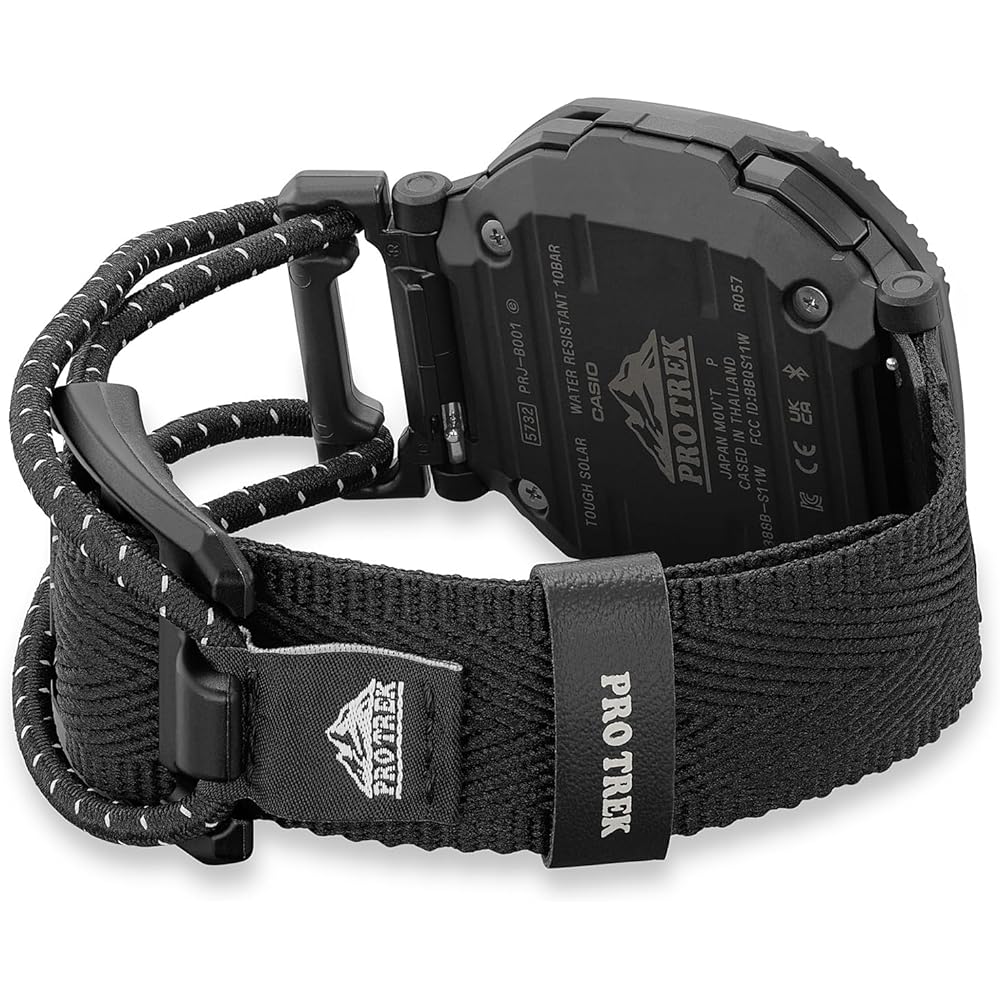Casio Pro Trek Hiker Line Bluetooth Tough Solar Eco-Friendly Men's Watch Black PRJ-B001B-1JF