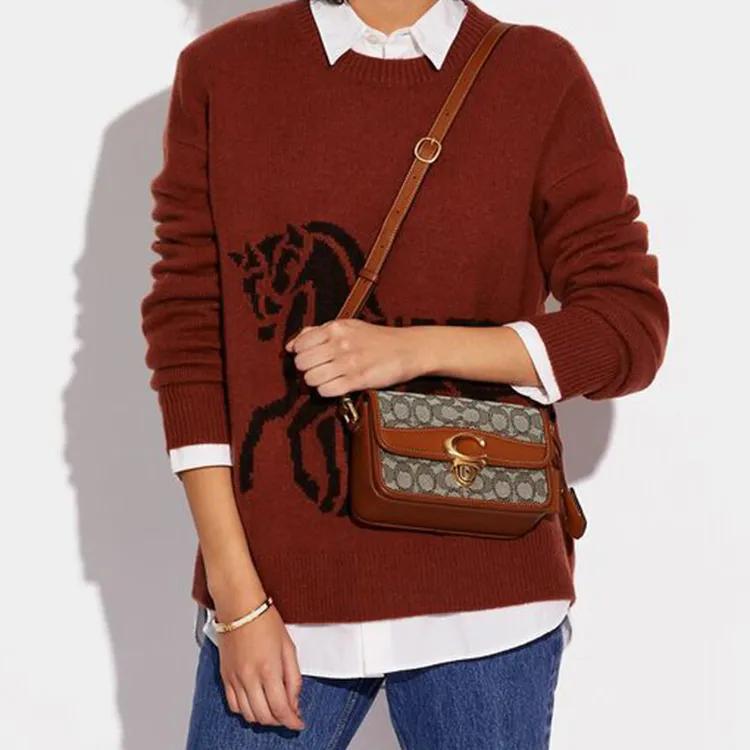 COACH Studio Leather Crossbody Bag , Shoulder Bag Women's Monogram Multicolor (Unisex) Crossbody Bags C7937 B4TA7