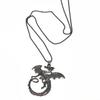 Retro Gothic Dark Dragon Necklace For Women, Creative Dragon-Shaped Clavicle Chain, Cross-Border Necklace Trendy