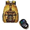 El Matador Ilia Topuria Student Backpack School Bag Hiking Travel Daypack for Men Women Fashion Bookbag Shoulder Bags