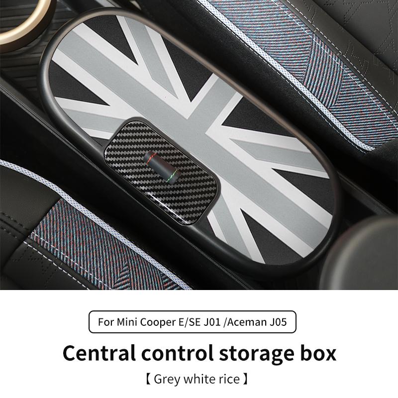 Centralny Schowek Sterujący Dla BMW Mini Cooper E/SE J01 J05 Aceman 2024 2025 Schowek w Centralnym Podłokietniku Akcesoria Samochodowe