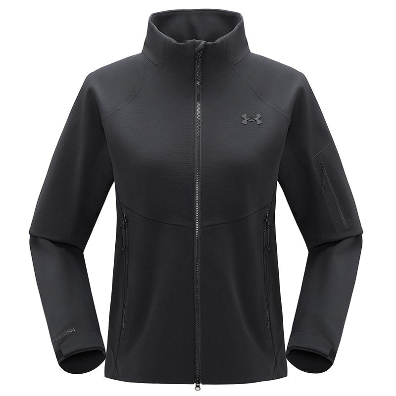Under Armour Mountaineering Series Camping Casual Soft Shell Waterproof Windproof Breathable Durable Sports Jacket Women Jackets 14321124-0020