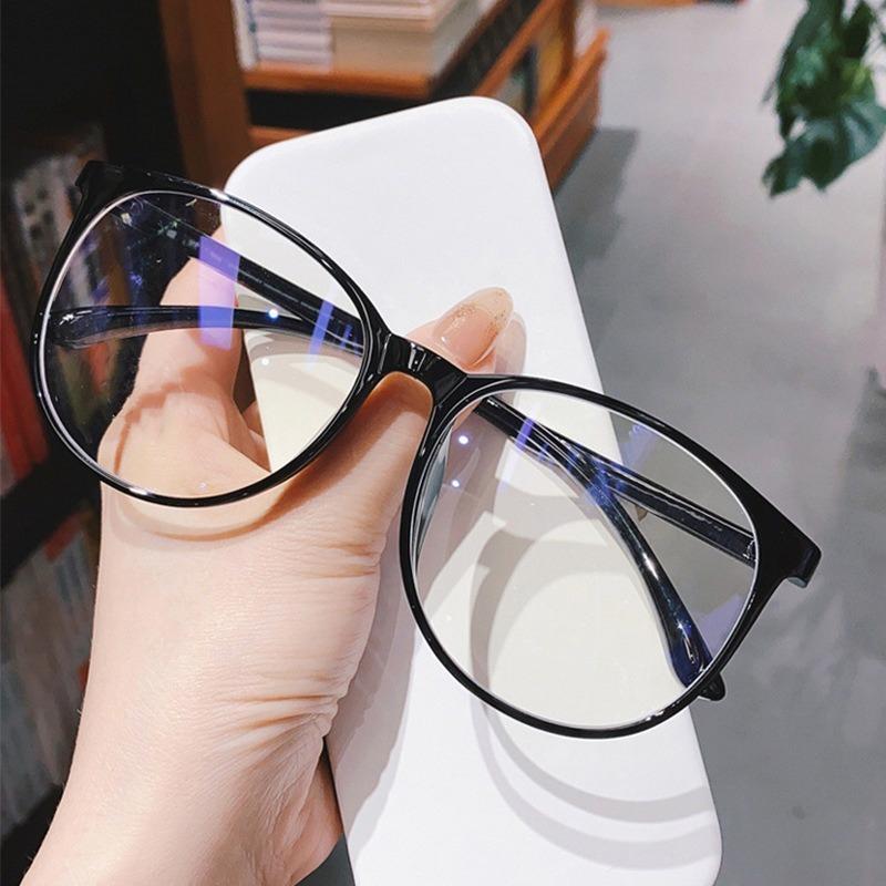 Anti Radiation Glasses for Women Retro Round Glasses Frame Anti Blue Light Eyeglasses