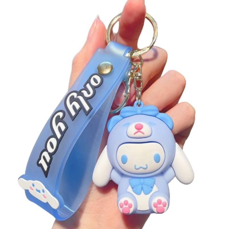 Schöner PVC Sanrio Charakter Schlüsselanhänger Taschenanhänger Autoschlüsselanhänger Geschenk