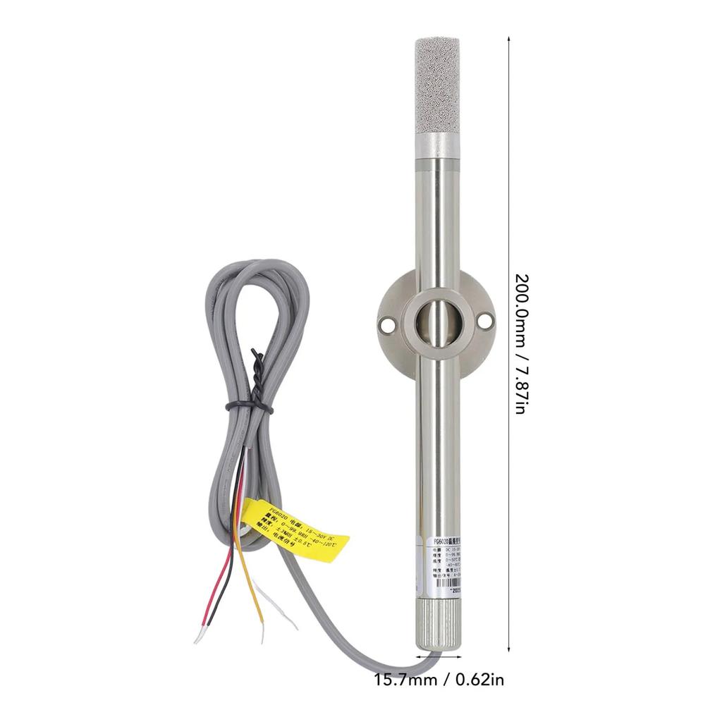 Fg6020 Temperature Humidity Sensor 4-20ma Output Ip68 Waterproof 15-30v Dc Temperature Humidity Transmitter Sensor Probe