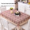 Multi-functional Lace Embroidery Tablecloth for Dining, Coffee, and Cabinet - Dustproof, 3 Colors Available