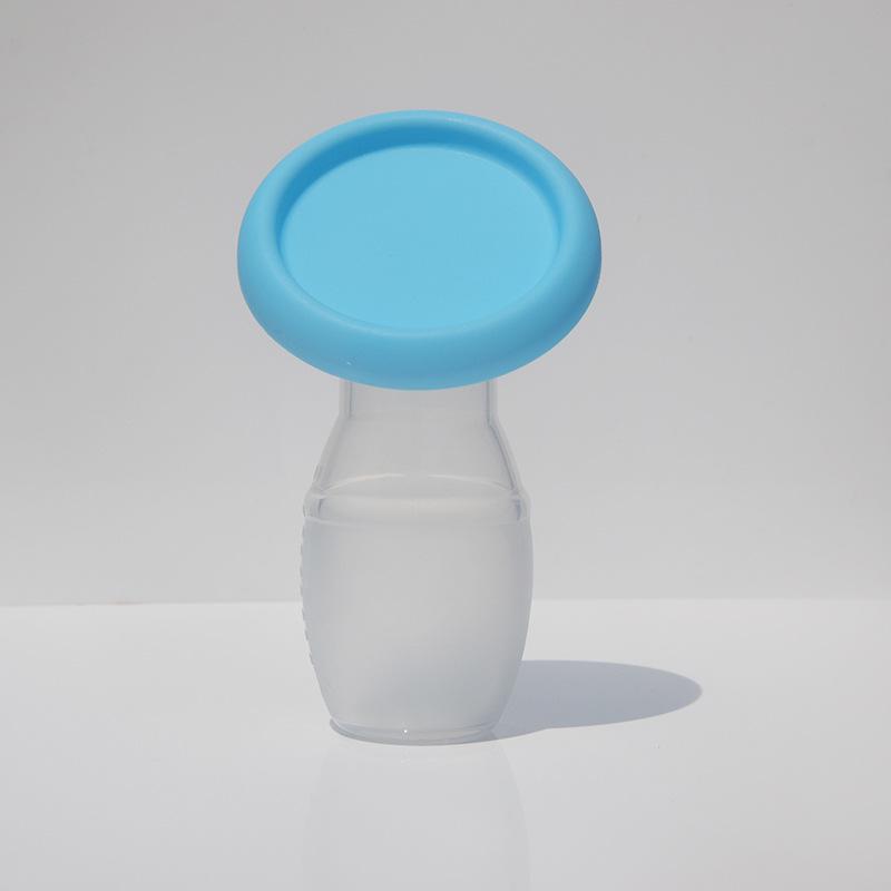 Portable Silicone Breast Pump & Milk Collector with Dust Cover for Pregnant and Postpartum Women