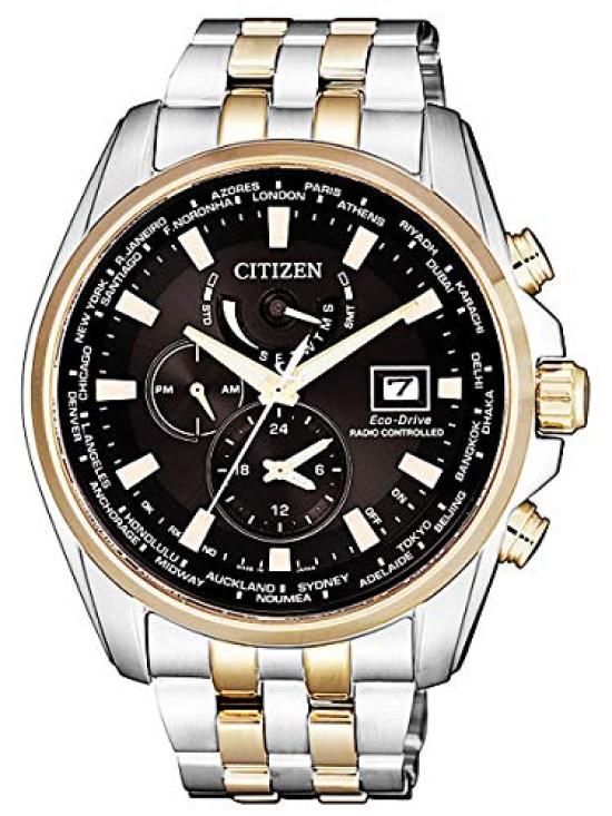 CITIZEN Solar Watch Sapphire Glass Japan and Microfiber Cloth 13x13cm Eco-Drive Radio-Controlled AT9038-53E