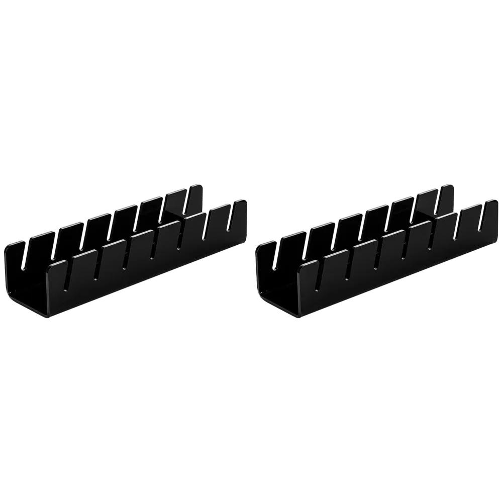 1/2Pcs Baseball Cap Display Rack 7-Holes Acrylic Hat Holder Organizer Caps Home Multi-Purpose Hanger Storage Racks Hats Stand