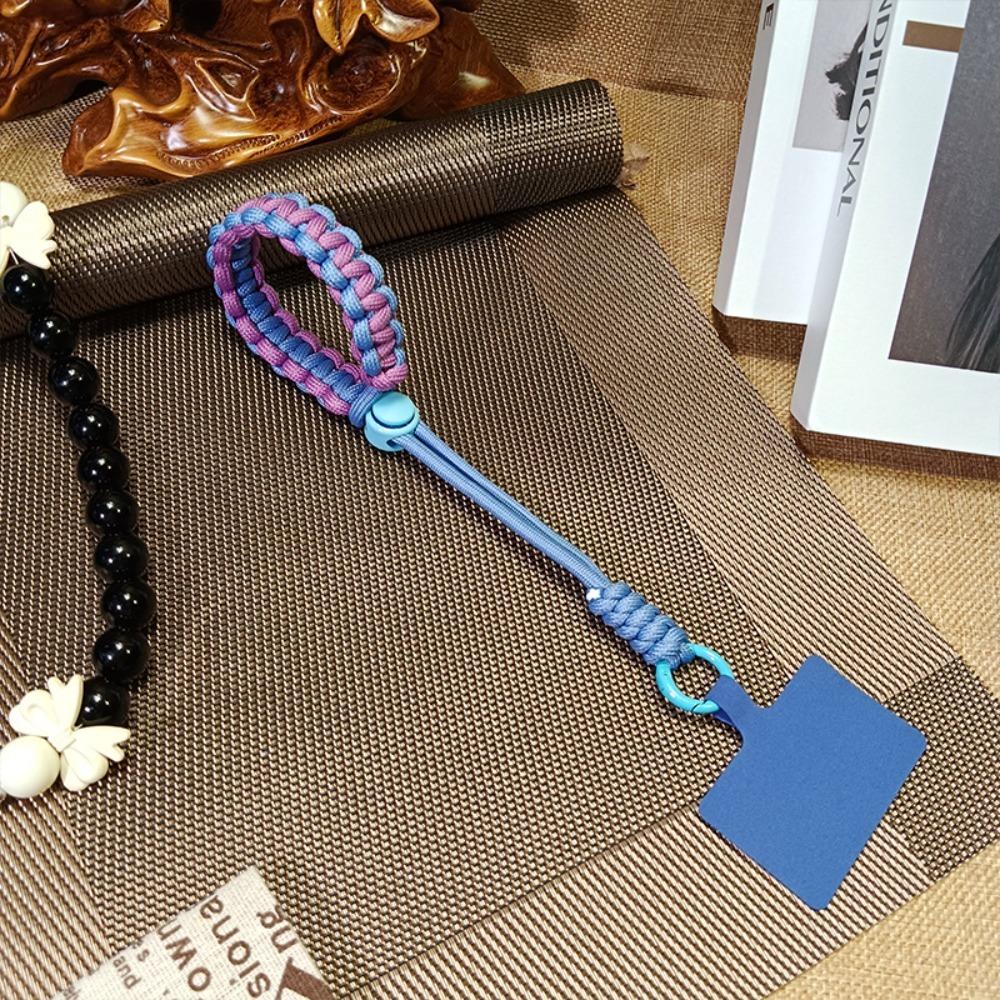 Key Holder Phone Woven Lanyard Anti-lost Sling Woven Phone Rope Braided Phone Strap  Phone Pendant