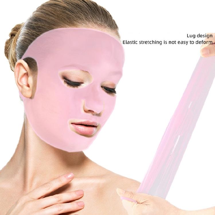 Silicone Face Mask Cover Ergonomic 3D Design Secure Ear Hook NonSlip Reusable Hydrating Skincare Tool For Dry SkinCares