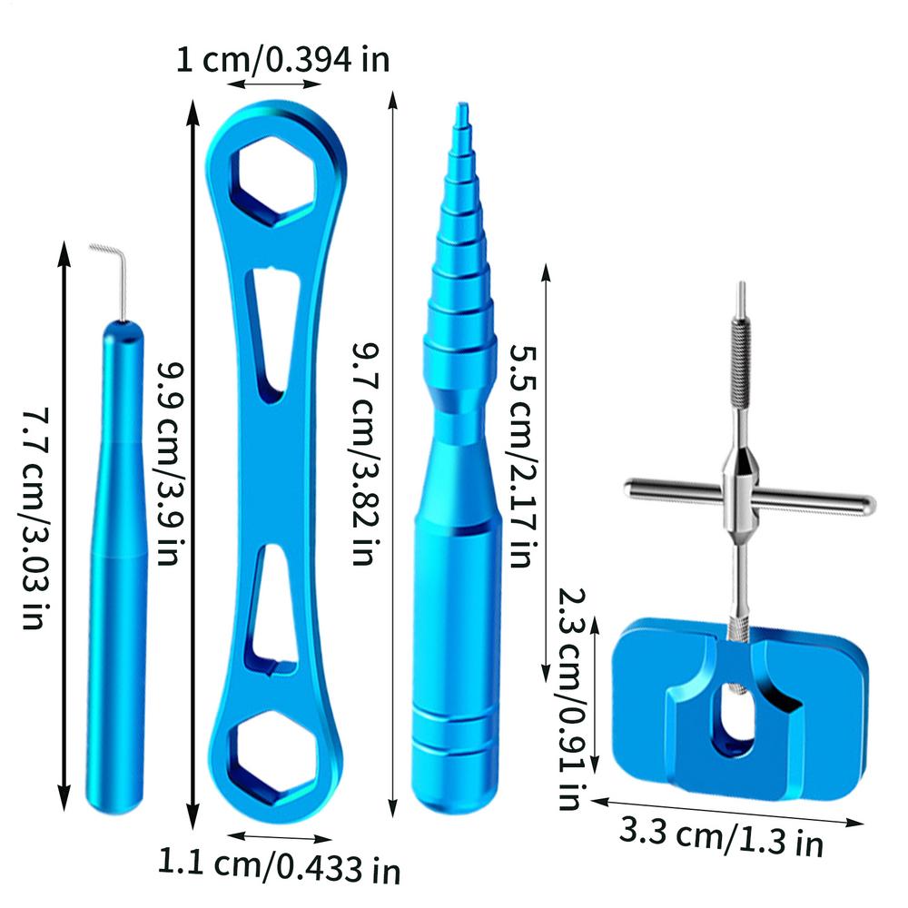 

Fishing Reel Cleaning Kit Fishing Reel Maintenance Repair Tool outdoor Portable Angling Reel Care Set for Kayak Surf Boat Shore синій