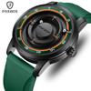 Men's Magnetic Levitation Glassless Watch - Waterproof, Creative Design, Black Technology Fashion Accessory