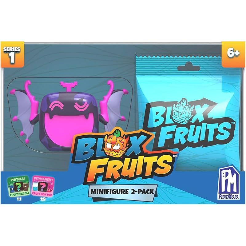 

Blox Mini figures for fruit collection Pack of 2, [Multicolor, Blox Fruit Theme]