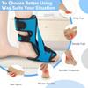 Plantar Fasciitis Night Splint, Adjustable Relief Splint for Women & Men, Brace Relief, Achilles Tendonitis and Foot Drop (Black, Large)