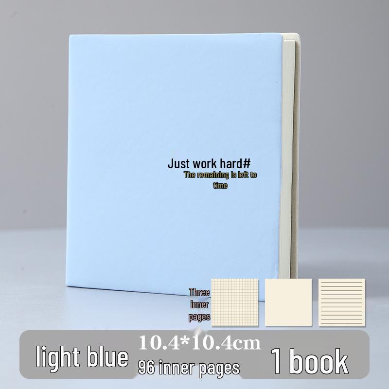 Stylish Cartoon Stamp Mini Notebook: Cute, High-Value, Simple Square Pocket Journal