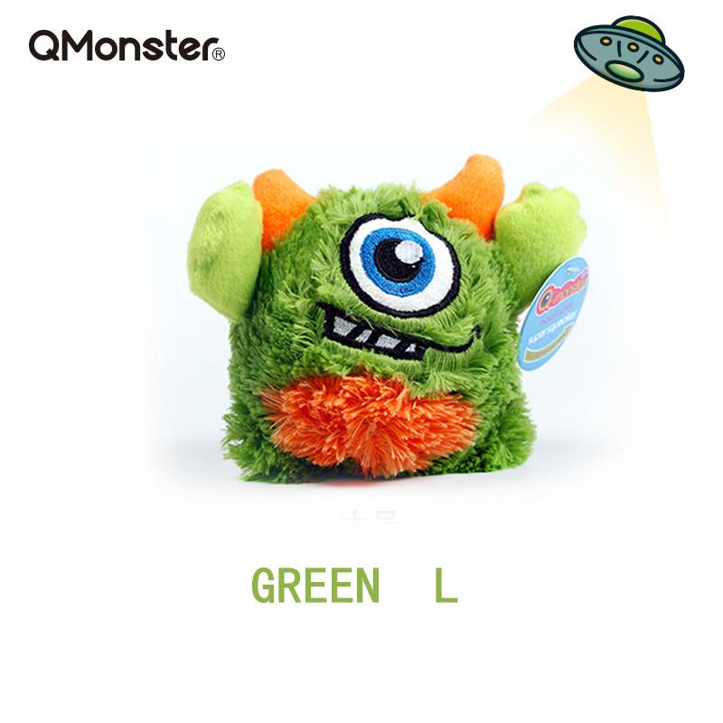 

Вокальна іграшка для домашніх тварин Q-monster, вбудована звукова куля, розваги, інтерактивні іграшки для собак, принесення та м’яка, міцна іграшка для ігор у приміщенні L