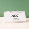 2027 Simple & Fresh Desktop Planner Notebook - English Version