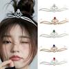 Bridal Crown Wedding Dress Tiara Birthday Adult Ceremony Performance Versatile Rhinestone Headband Hair Accessories