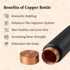 Pure Copper Water Bottle (1 Litre) | Leakproof | Pure Copper Water Bottle | Tamba Bottles | Authentic Copper Bottle | Durable Copper Bottle