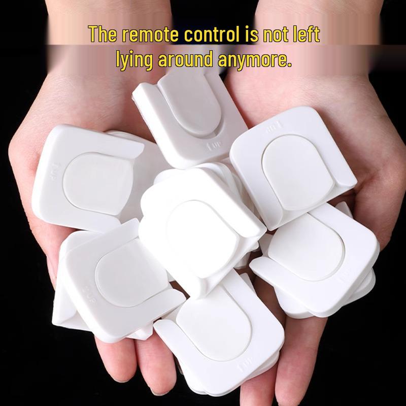 

Магнитный настенный держатель для пульта дистанционного управления с прочным клеем и установкой без сверления. White [1 set]