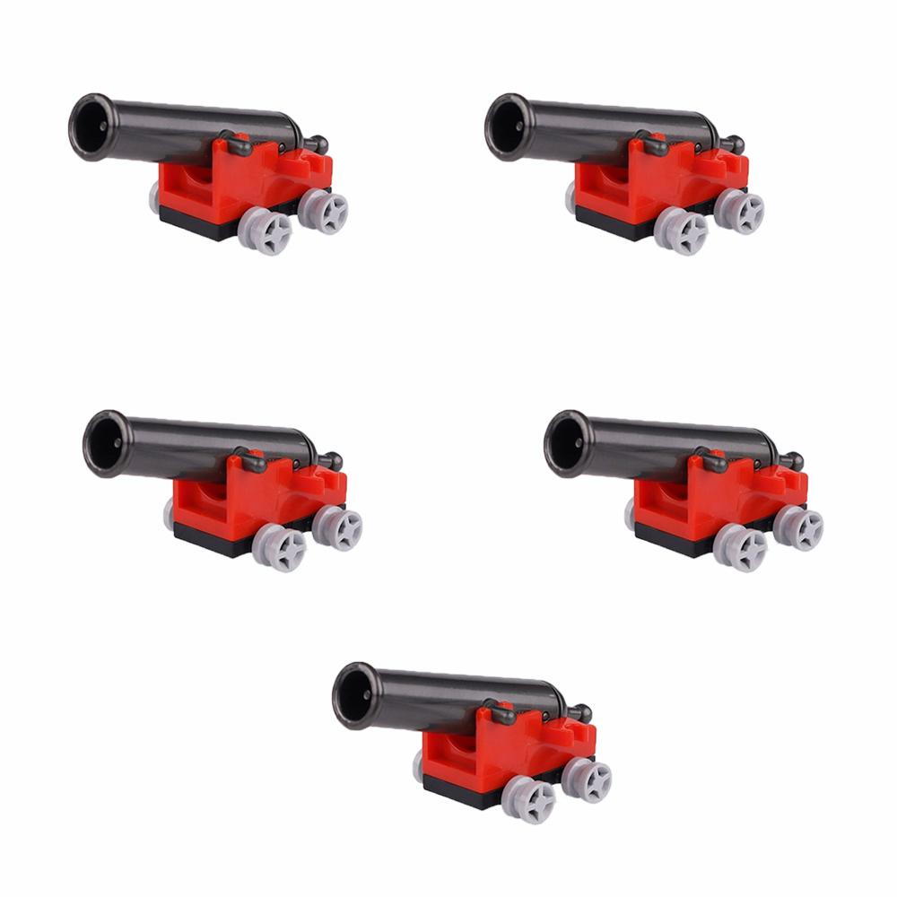 

MOC Medieval Cannon Building Block Фигурки Аксессуары Пиратский корабль Остров Набор Тюрьма Транспорт Карета Кирпичи Игрушка