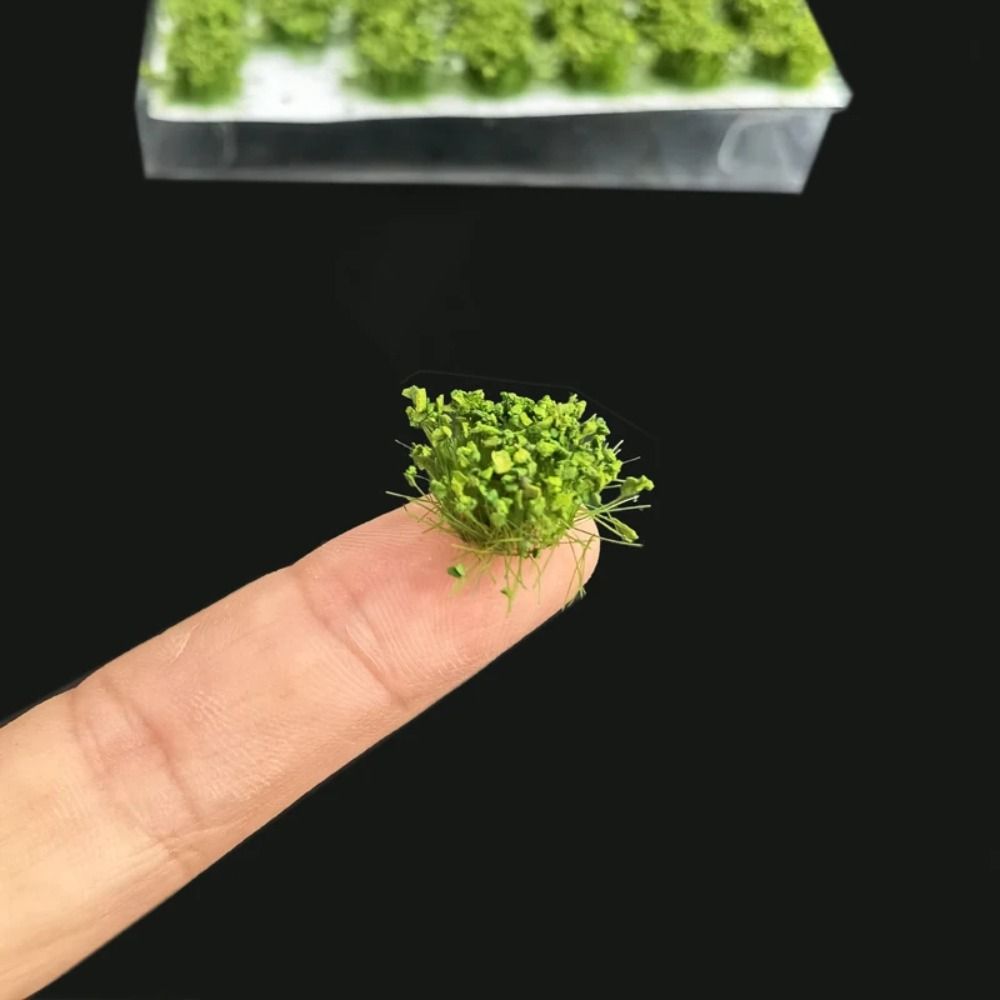 DIY Building Miniature Flower Cluster Railway Train Flower Grass Model  Sand Table