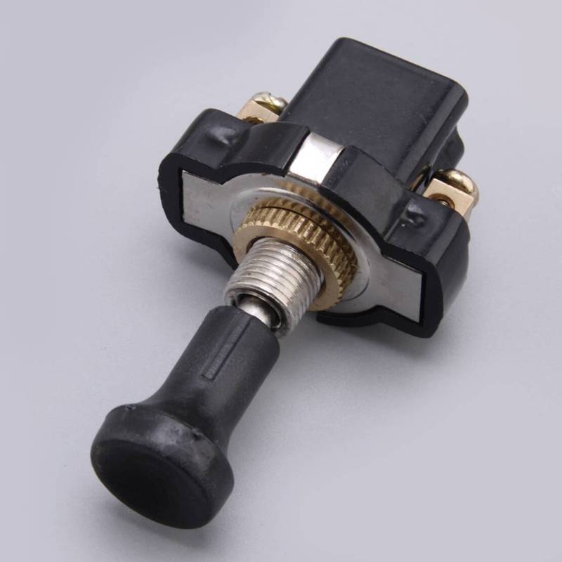 8mm Thread Mount Electrical Vehicle Auto Car On-Off Push-Pull Switch Universal 12V
