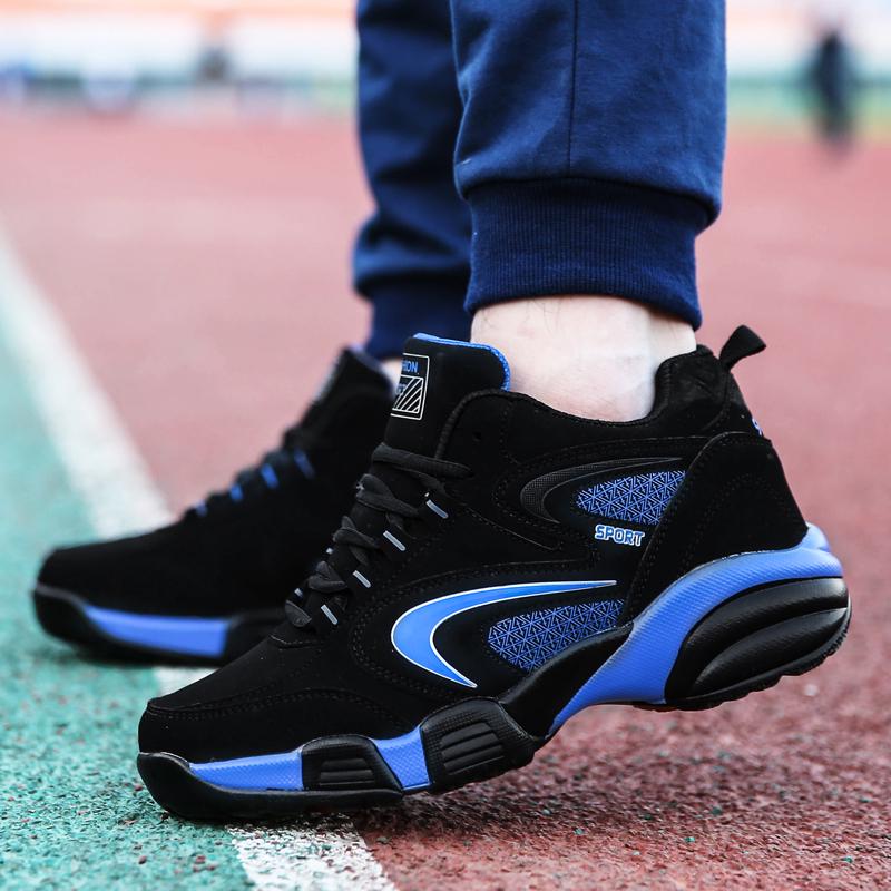 Casual Sneakers Women Anti-slip Breathable Outdoor Lace-up Soft Men Shoes Thick-soled Plush Wear-resistant Running Shoes Men