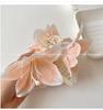 Elegant Purple Lily Flower Hair Claw Clip - Chic, High-End Design for Stunning Updos