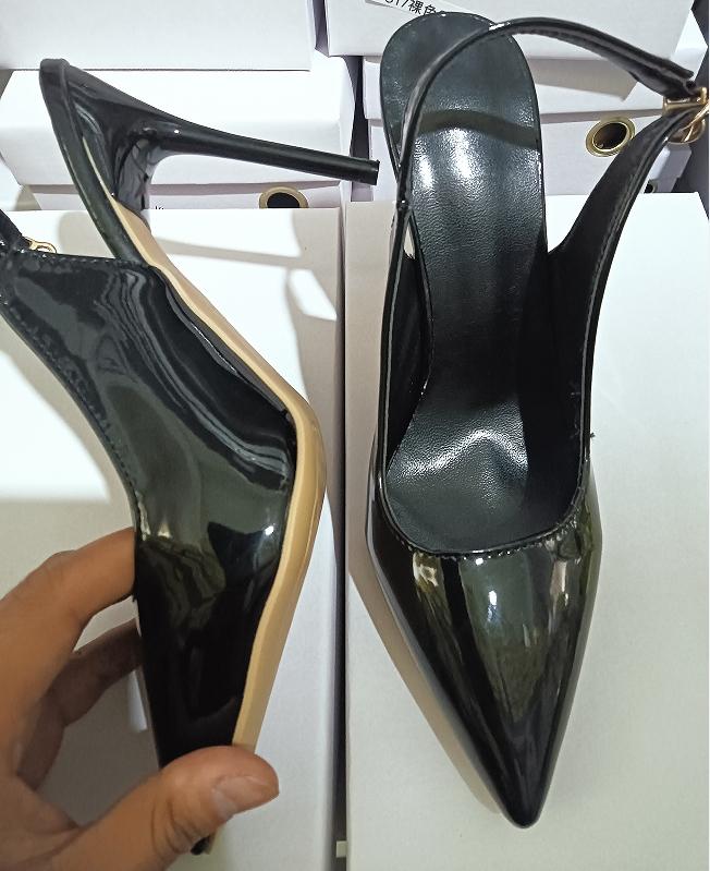 

Женские сандалии на высоком каблуке Женские туфли-лодочки с острым носком на высоком каблуке Обувь с вырезами Профессиональная офисная формальная кожаная обувь 40