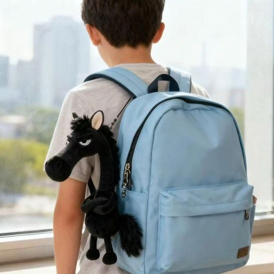 Pferd Puppe Plüsch Schlüsselanhänger Weicher Samt 3D Stofftier Anhänger Rucksack Handtasche Schlüssel Spind Dekoration