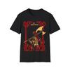 Baldur's Gate 3 Karlach "Naše ohnivá kamarádka" Vintage umělecké tričko | Unisex RPG herní streetové tričko