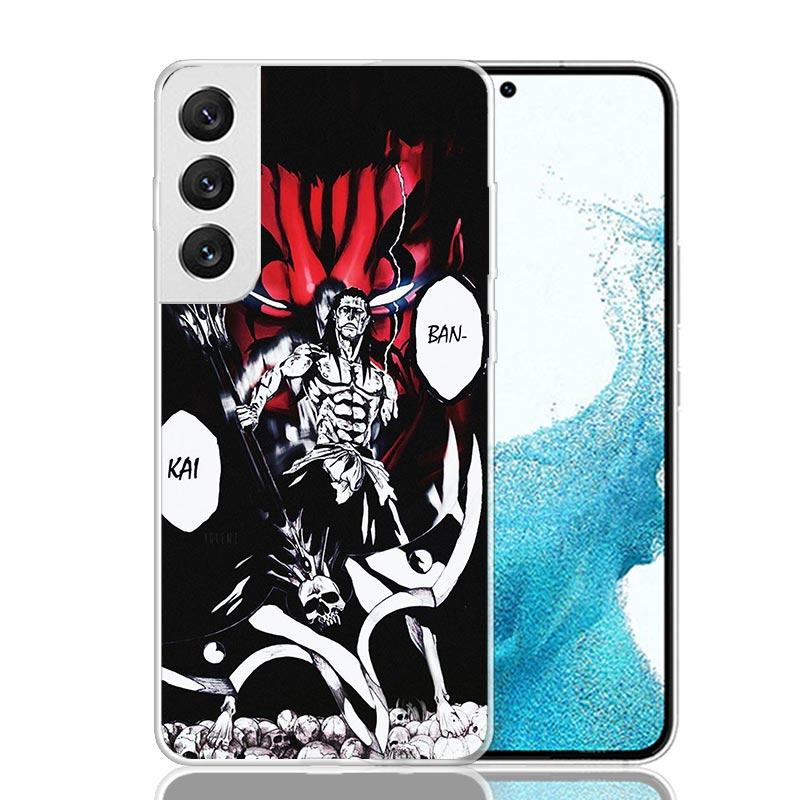 Bleach Zaraki Kenpachi Phone Case For Samsung Galaxy S26 Ultra S23 S24 S25 Edge S20 FE S21 S22 Plus Soft Print Shell Cover Funda