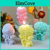 Mold Bear Heart Bouquet Rose Flower Valentineday Diy Mold Heart Shape Silicone Candle Mould