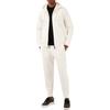 Emporio Armani Solid Color Slim Fit Elastic Waist Cuffed Casual Pants Men Bottoms Beige 8N1PT0-1JHSZ-0101