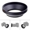 Metal DSLR Camera Lens Hood For Various Lens Models Lens Shade 39mm- 82mm Enhances Photography