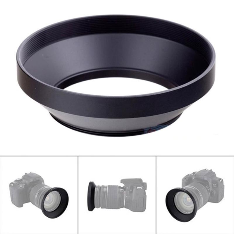 Metal DSLR Camera Lens Hood For Various Lens Models Lens Shade 39mm- 82mm Enhances Photography
