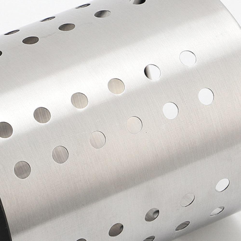 Portabacchette da cucina multifunzionale ispessito in acciaio inossidabile non magnetico rotondo portabacchette scolapiatti utensili da cucina