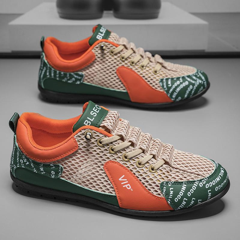 

TUINANLE Мужские кроссовки для бега Уличные кроссовки Tenis для ходьбы для мужской обуви Тренд Легкие повседневные кроссовки Скейтборд Плоские лоферы 44 оранжевый