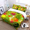 Fruit-Themed Summer Party Set Exquisite Three-Piece Bedding Set Gift For Kids And Adults