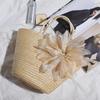 2025 Simple Straw Bag: Women's Pastoral Ins-Style Handbag for Beach Vacations