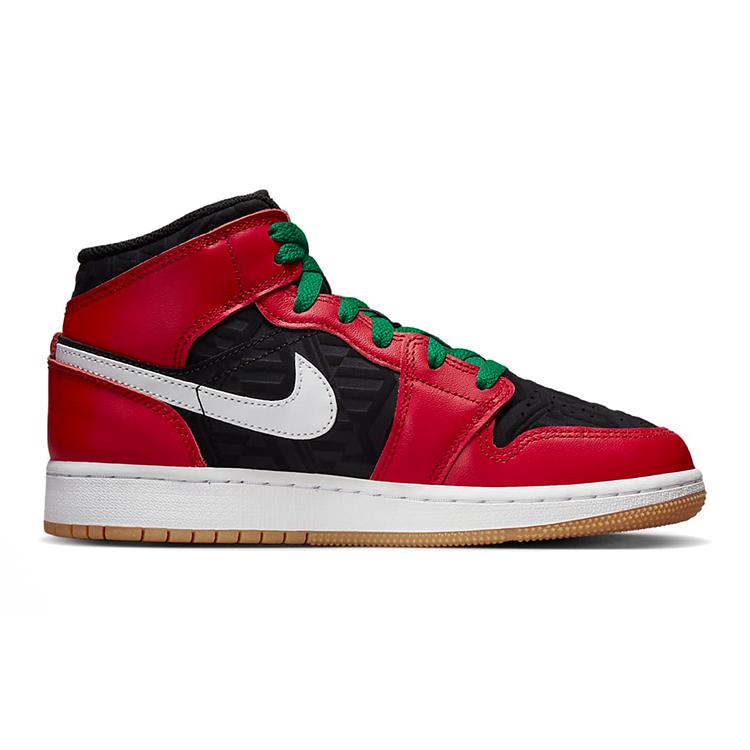 New JORDAN 1 Mid Se Christmas GS DQ8418-006