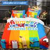 Number-Blocks Abenteuer 3er K-Pop Musikgruppe Bettwäsche-Set, Ideal für Schlafzimmer, Wohnheim, Inklusive Bettbezug und 2 Kissenbezügen, Fan-Geschenke