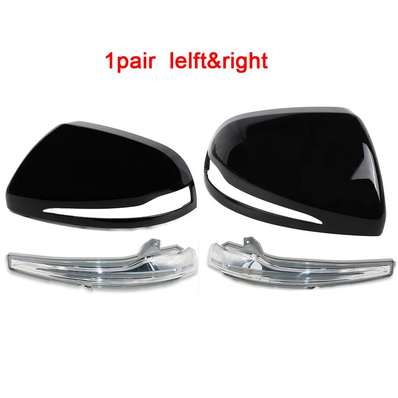 1/2 Pcs Car LED Rear View Mirror Light Lamp Housing and Lamp Set