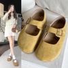 Muffin thick-soled ugly cute Mary Jane single shoes women's fashion non-slip retro versatile flat casual shoes