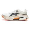 Li Ning Cushioning Slip Resistant Abrasion Resistant Low top Running Shoes Men's White Black Orange ARZU005-3