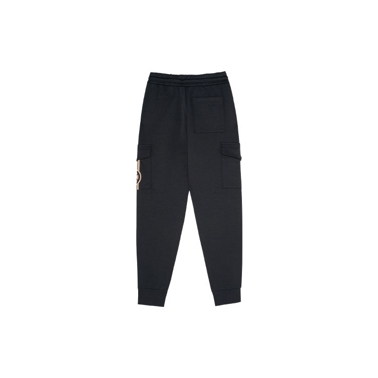 Michael Kors Ss22 Logo Letter Print Drawstring Cuffed Knit Joggers Men bottoms Black CU251081X4001
