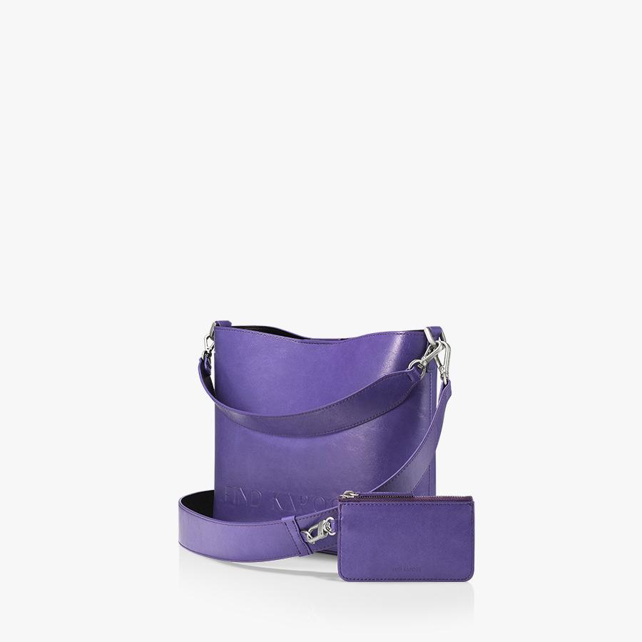 

FIND KAPOOR Luku Bag H 24 Набор из мятых надписей фиолетовый 1000370
